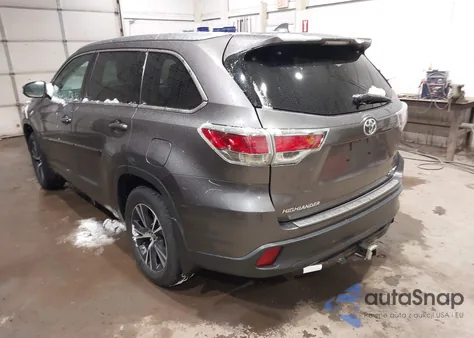 2016 Toyota Highlander Xle V6 from USA, damaged, VIN 5TDJKRFH6GS310015